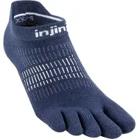Injinji Women's Run Lightweight No-Show Navy Urheilusukat 40.5-44.5