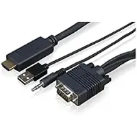 Sony CAB-VGAHDMI1 - HDMI-kaapeli - HDMI / VGA / ääni / USB - 1 m