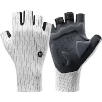 RockBros Road Cycling Gloves Size: XL - White/Black