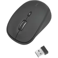 Logilink ID0193, Oikeakätinen, Optinen, Langaton RF, 1600 DPI, Musta