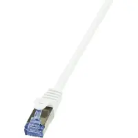 Logilink PrimeLine Cat.7 S/FTP 0.25m, 0,25 m, Cat7, S/FTP (S-STP), RJ-45, RJ-45, Valkoinen (CQ4011S)