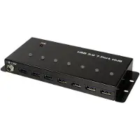 Logilink UA0317, USB 3.2 Gen 1 (3.1 Gen 1) Type-B, USB 3.2 Gen 1 (3.1 Gen 1) Type-A, 5000 Mbit/s, Musta, Metalli, DC