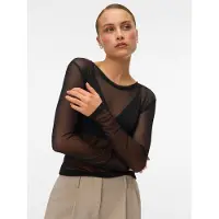 Vero Moda Lova Mesh Pitkähihainen T-paita