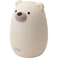 Asobu Bestie Ruokakontti Bear White-Onesize Valkoinen One Size Pojat, Tytöt