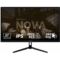 AROZZI Nova 27" IPS 2560x1440 260Hz Pelimonitori - Musta