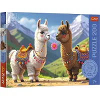 Trefl Pappussel 200 Bitar Colourful Lamas - Multi/patterned - ONE SIZE