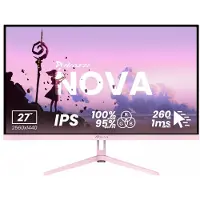 AROZZI Nova 27" IPS 2560x1440 260Hz Pelimonitori - Pinkki
