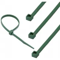JETWORLD CABLE TIES 290X4.5 ELMATIC GREEN 100PCS