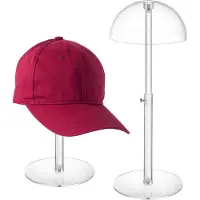 Hobby Hall Kirkas akryylinen korkeussäädettävä hattuteline pöydällä - 1 kpl.