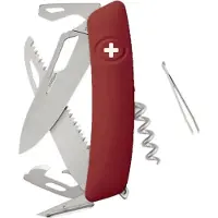 Swiza SH05 R AM, KSH.0056.1900, Red Helvetix, Swiss pocket knife, 7 tools