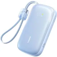 Baseus EnerFill FC21 Qpow 3 Ultra 20000mAh 22.5W Powerbank with Display and Cable Included - Blue - 20000 mAh