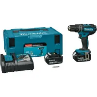 Makita DHP482RFJ 18 V drill/driver 2 x 3 Ah battery pack