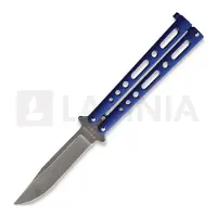 Bear & Son Butterfly Blue Stonewash kääntöveitsi