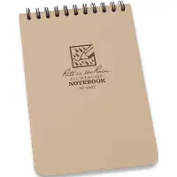 Rite in the rain Notebook, 10x15cm - Tan