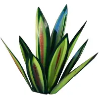Typecat Tequila Rustic Sculpture, DIY Metal Agave Plants Outdoor Garden Aesthetic Signs Patio Figurines Yard Art Decoration A