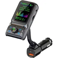 Typecat QC3.0 Fast Charge Car MP3 Player FM Transmitter HD Colorful Screen Display Car Supplies