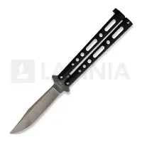 Bear & Son Butterfly Black Stonewash kääntöveitsi
