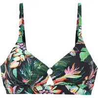 Venice beach Bikinitoppi kuusi / vaaleanoranssi / musta / valkoinen