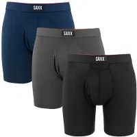 Saxx Multi-sport Mesh Brief Fly Boxerit 3 Yksiköt