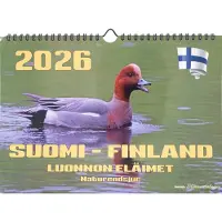 Suomen Aika A4 Suomen Luonto eläimet 2027 seinäkalenteri