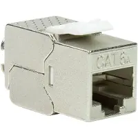Logilink NK4019, Tasainen, Hopea, RJ-45, RJ-45, Naaras, Naaras