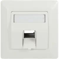 Logilink NK4027, Valkoinen, Akryylinitriilibutadieenistyreeni (ABS), Ruuviton, Mikä tahansa tuotemerkki, Kiiltävä, Keystone-moduuli