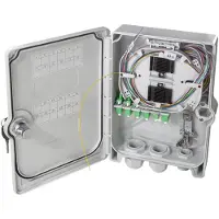 Logilink FB124LC, Harmaa, Akryylinitriilibutadieenistyreeni (ABS), IP55, LC/APC, CE, 192,5 mm