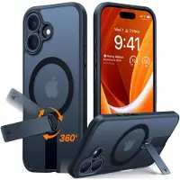 Torras Pstand Spin Iphone 16 Puhelinkotelo