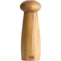 Aida Raw Teak Ceramic Salt Grinder - Brown - ONE SIZE x 6