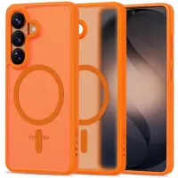 Tech-Protect Samsung Galaxy S26 Magmat Kotelo - MagSafe-yhteensopiva - Matta oranssi