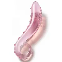 Toyjoy Glass Worxx Sparkle G-Spot Dildo