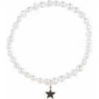 Dark Fresh Water Pearl Bracelet Gold