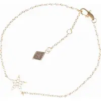 Dark Crystal Star Bracelet Gold