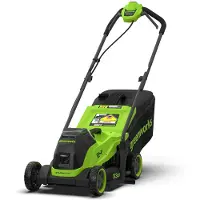 Greenworks Akkukäyttöinen ruohonleikkuri LM3302A1; 24 V; 33 cm (ilman akkua ja laturia)