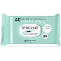 Byphasse Makeup Remover Wipes Aloe Vera Sensitive Skin 40U