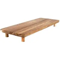 By Lille Vilde Cutting board Wooden board on serving legs 36x14.5x4 cm