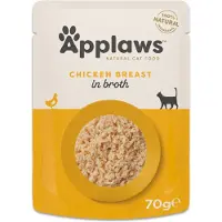 Applaws 48x70g Cat Natural Pouch kananrinta