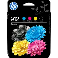 HP 912 -mustekasettipakkaus, musta/syaani/magenta/keltainen, 4 kpl
