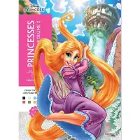 Hachette Mystery Colouring - Princesses Vol. 2: Reveal iconic Disney characters with colour by number