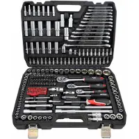 AWTOOLS Yhdistelmäavainsarja AW39216BL; 1/2''; 1/4''; 3/8''; 216 kpl.