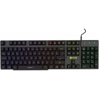 Inca IKG-446, Täysikokoinen (100 %), Langallinen, USB, Mekaaninen, RGB LED, Musta