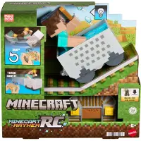 Minecraft Minecart Rc & Steve, Wheelie Stunt & Turbo Boost, Lights & Digital Item Code - Multi/patterned - ONE SIZE