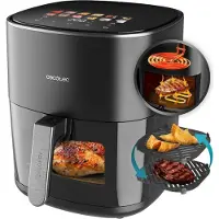 Cecotec Cecofry & Grill Duoheat 6500, 6,5 l, 2200 W, airfryer, musta