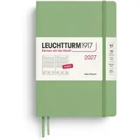 Adlibris Daily PLANNER 2027 A5 Hard Sage Leuchtturm1917