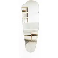 Norda Design Moderni Seisova Kokovartalopeili, 120 Cm X 40 Cm, 100 % Mdf-levyä, Seinälle Kiinnitettävä, Ekologinen Flotal-e, Elegantti Muotoilu