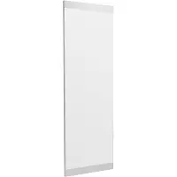 Norda Design Moderni Valkoinen Pierpeili, 40 X 120 Cm, 100 % Mdf, Seinäkiinnitettävä, Ekologinen Flotal-e-muotoilu