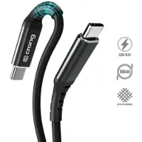 Crong Armor Link - 60W PD 3A USB-C - USB-C -kaapeli 150cm (musta)