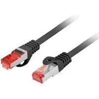 Lanberg PCF6-10CU-0200-BK, 2 m, Cat6, F/UTP (FTP), RJ-45, RJ-45, Musta
