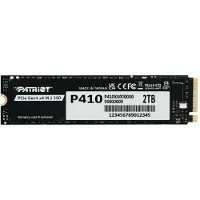 Patriot Memory P410 2 Tt M.2 PCIe Gen4 x4 -SSD-levy, musta