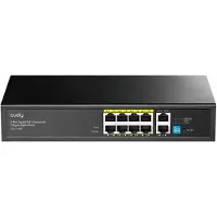 Cudy GS1010PE, Hallitsematon, Gigabit Ethernet (10/100/1000), Power over Ethernet -tuki, Seinäkiinnitteinen